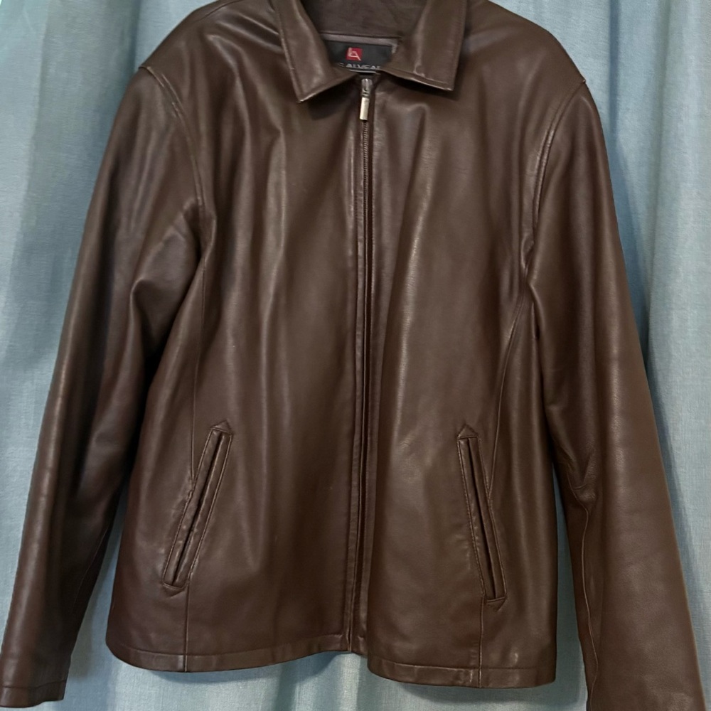Luis Alvear Genuine Leather Jacket